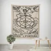 Love Strength Fortune Hanging Tapestries Ouija Etnische Home Dorm Kamer Tapijt Vintage Europese Hekserij Tapiz Decor Tenture