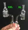 Newest 10/14/18mm Male&Female XXL 28mm OD Double Tube Quartz Thermal Banger VS Flat Top 4mm Thick XL Quartz Nail