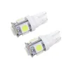 10pcs T10 Wedge 5-SMD 5050 Xenon LED Light bulbs 192 168 194 W5W 2825 158 clearance lamp 12V White red blue daytime running