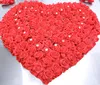 Свадебное украшение автомобиля, набор цветов из полиэтилена, искусственные розы, дверные ручки и зеркало заднего вида, украшение в форме сердца, украшение для свадебного автомобиля268c