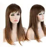 Mode Kvinnor Lång Curly Straight Wavy Full Hair Wigs Black Brown Blond Wig Ae1