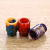 Epoxyhars drip tips Kleurrijke Brede Boring 510 druppelaar tip Mondstuk voor TFV8 Baby Roken Accessoires DHL Gratis