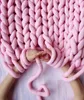 1000g ball Super Thick Merino Wool Alternative Chunky Yarn DIY Bulky Arm Knitting Blanket Hand Knitting Spin Yarn239E