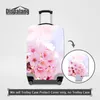 Mode kvinnor rese tillbehör blomma anti-fouling elastiska sträcka bagage skyddskåpor för 18 till 32 resväska flicka damm bagage täcker