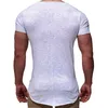 Camisetas para hombre Moda 2017 Verano Slim Fitness Camiseta Homme Culturismo Crossfit camiseta 3XL Tallas grandes Camiseta de compresión