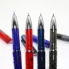 Fancy pluma de gel borrable y recargas azul tinta roja azul negro una escritura mágica pluma neutra WJ004