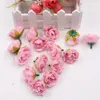 100pcs Blooming Peony Cloth Artificial Flowers For Wedding Party Home Room Shoes Hats Decoration Marriage Silk Flowers