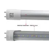 Tubos LED tipo B con alimentación de doble extremo G13 2 pies 600 mm T8 Luces de tubo LED Alta potencia 12W 1100lm SMD2835 Lámpara fluorescente LED Cálido Natural Blanco frío AC110-277V