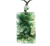 Natural water grass agate safe nothing card pendant original stone ocean chalcedony moss pendant pendant jewelry