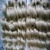 人間の髪の毛のゆるい波のテープ200g 100％実際のレミー人間のテープヘアエクステンションブロンド80ピースのシームレスな肌よこ糸サロン