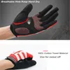 Baodun Mężczyźni Kobiety Rękawice Rowerze Pełny Palcowy Motocykl Bokserki Giemy MTB Road Bike Rower Riding Mittens Gants Velo Luvas De Goleirro