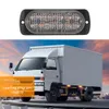 12V 24V 36W à prova d'água 12 LED à prova d'água carro caminhão farol de emergência aviso de perigo flash barra de luz estroboscópica CLT2133297460