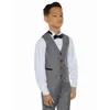2019 Ragazzi economici Blazer Bambini Boy adatta per matrimoni Abiti da ballo Abito formale per ragazzi Bambini Tuxedo Abbigliamento per bambini Set (Jacket + Pants + Vest)