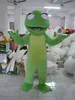 2018 Descuento venta de fábrica Tamaño adulto Traje de mascota de rana Halloween Navidad Cumpleaños Rana verde Celebración Vestido de carnaval