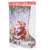 Christmas Stocking Prezent Torby Film Tkaniny Choinki Skarpety Xmas Candy Storage Torba świąteczna Party Dostawy Xmas Dekoracje Torba WX9-786