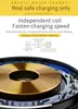Fast Qi Wireless Charger Pad Power Ultra-tihin With Colorful Edge For iphone X 8plus Samsung S8plus 8 All Qi-abled devices With retail Box