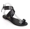 Ladies Sandals Beach Flat Sandals Mixed Color Women Fashion Comfort Black Shoes white Large size 36-43