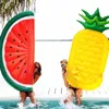 Summer Giant Inflatable Floating Air Mattresses Watermelon Rainbow Pineapple Floating Bed Party Float Inflatable Tubes