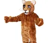 2018 Little Leopard Panther Cat Cougar Cub Mascot Kostuum Volwassen Grootte Stripfiguur Mascotte Mascota Outfit Suit245L