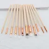 Cosmetic Makeup Brushes Set Foundation Eyeshadow Eyeliner Lip Oval Make Up Eye Brush Set Mini 12 pcs maquiagem