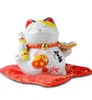 Keramiska Maneki Neko Bil Tillbehör Spargris Heminredning Hantverk Rumsdekoration Porslin Animal figurer Kawaii Lucky Cat