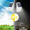 Solar Outdoor light 25led 350lm super luminoso impermeabile Radar Motion Sensor recinto per parete giardino, cortile, percorso