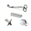 17cm Stainless Steel Candle Wick Cutter Tools Trimmer Oil Lamp Trim Scissor Cutter Snuffer Tool Hook Clipper Hand Tool