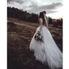 Romantisk Långtåg Tulle Bröllopskjort Skräddarsydd Lång Tutu Maxi Kjolar Elegant Bridal Photoshoot Prom Skirt Faldas Saia
