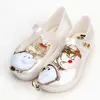 Teacup Mini Sandals 2017 New Winter Kids Sandals Beauty Beast Girls Shoe Jelly Sandals Non-slip Kid Shoes