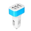 Universal Triple USB Car Charger Adapter Socket 3 Port Car-laddare till iPhone Samsung iPad om mer än 200PCs