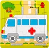 5 sztuk Dzieci Dzieci Drewniane Cartoon Pojazd Transport Ruch Samochody Motocykl Helikopter Statek Train 9 Części Puzzle Zabawki Mix Zamów Hurtownie