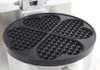 Tek Kafa Waffle Maker Makinesi Küçük Ticari Kullanım Waffle Yapma Makinesi Çiçek Şekilli Waffle Makinesi Café Ekmek Evi