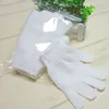 Escovas Esponjas Purificadores 50 pcs Branco Nylon Corpo Limpeza Luvas de Chuveiro Esfoliante Banho Cinco Dedos Glove1358910