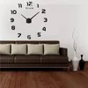 [M.Sparkling] 3D DIY Digital Wall Clock New Design Watch Home Decor Gift Modern Self Adhesive Electronic Large Wall Clocks 3M004