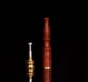 Bâtons rouges créatifs, queue ronde, raccords de porte-cigarette en bois massif, tige de traction à tête en cuivre, bouche de tuyau de filtre de 8 mm.