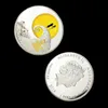 5 ПК не магнитные. Lover Lover Money Heart Coin Gristment Gift Silvered Elizabeth 40 мм оформление сувенирной монеты 219p