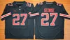 Vintage NCAA Ohio State Buckeyes Kolej Futbol Formaları Erkek 27 Eddie George 45 Archie Griffin Dikişli Gömlek O Legends of Scarlet Grey Patch S-XXXL