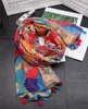 2018 new thin section retro ethnic style floral cashew flower pattern print temperament cotton scarf shawl travel sunscreen beach shawl