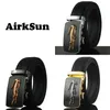 AirkSun 2022 Fashion 140cm Crocodile Buckle Mens Belts For Genuine Leather Big Size Belt Men Ceinture Homme
