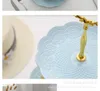 3 tier cake plate stand ceramic candy dessert tray porcelain service dishes plate tea party pastry serving platter