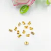 100 stks / partij rvs oorbellen rug oorbel stop voor diy sieraden accessoires zilver / gouden kleur ambachten