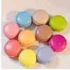 1 pièce de couleur aléatoire Kawaii Dessert doux Macaron Squishy mignon breloques de téléphone portable sangles de clé