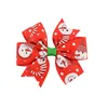 Baby Kids Christmas Hair Accessories Multicolor Cartoon Design Cloth Bowknot Headband Hairclip Children Hairwear Decoration Xmas Gifts