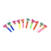 2017 New 7.5cm 10PCS Small Multi Color Party Blowouts Whistles Kids Birthday Party Favors Decoration Supplies Noice maker Toys
