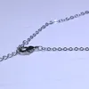 Nuovo arrivo originale nuovissimo infinito gioielli di lusso in argento sterling 925 taglio principessa topazio bianco diamante catena fortunata fiocco pendente234H