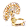 Luksusowy uniwersalny uchwyt na pierścień palców kot Peacock Glitter Diamond for Smart Mobile Phone Girl Stand Stand 6542395