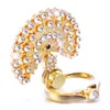 Luxury Universal Finger Ring Holder Cat / Peacock Glitter Diamond For Smart Mobile Phone Girl Stand Holder