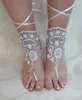 Sexy Ribbon Beach Wedding Shoes الدانتيل حساسًا ، حذاء زفاف مسطح ، حذاء زفاف مسطح ، Summer2308