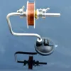 Draagbare Aluminium Vistlijn Winder Reel Spool Spooler Systeem Visgerei Zee Karper Vissen Accessoires