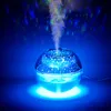 New Crystal Projection Lamp LED Night Light Colorful Color Projector Household Mini Humidifier Aromatherapy Hine